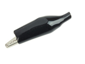 Krokodylek izolowany czarny 35mm (4szt)