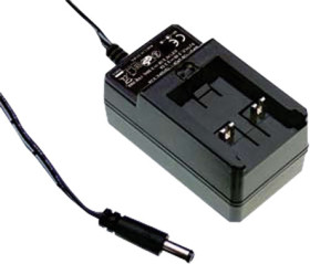 Adapter AC/DC Uwy 18V dc Iwy 1.66A Złącze 2,1 x 5,5 x 11 mm, biegun dodatni w środku 30W