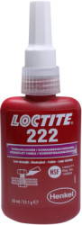 Threadlocker, 50 ml, purple, low strength, LOCTITE 222 50ML FLASCHE