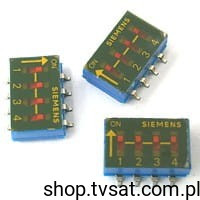 V23756-A3002-A4 DIP Switch 4 Position SMD-DIP8 SIEMENS