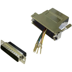 BKL 10121135 Adapter D-Sub 25-pin to RJ45 socket freely assembled