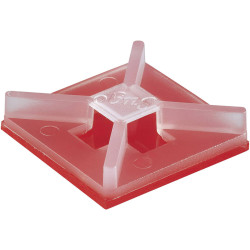 TruComponents 41065 Cable clips &#xD8;20mm Wh (matt) 100pcs