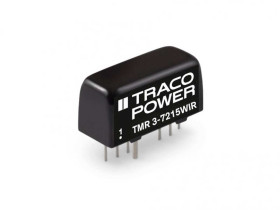 Przetwornica DC-DC, 3W, Uwe 43 160 V DC, Uwy 5V dc, Iwy 600mA Tak, TRACOPOWER Nie