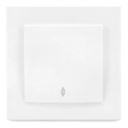 Łącznik światła schodowy, Alegra, kolor biały, 25111007