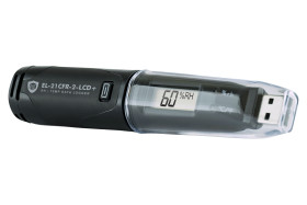 Rejestrator danych Wilgotność, Temperatura Punkt rosy +80°C USB typ czujnika Humidity, Temperature Lascar