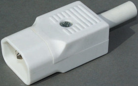 Złącze IEC IEC C14 Montaż na kablu Męski 10A Proste liczba bezp None Śruba Bulgin