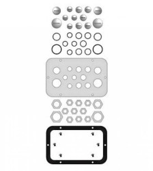 Płyta dławicowa WSA z kołnierzem do typu A, 13 wejść