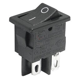 Wyłącznik 0-1 czarny 2z T8550/H8550
