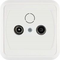 Gniazdo abonenckie RTV przelotowe 9dB