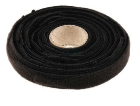 Opaska kablowa z rzepem Czarny, 305mm 12 mm RS PRO Opaska kablowa