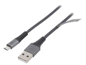 USB-MICRO-TXT/2.0 Kabel USB 2.0 USB A wtyk, USB B micro wtyk 2m 480Mbps
