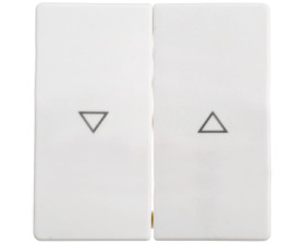Berker/Q.1 Klawisz 2-krotny z nadrukiem symbolu strzałka biały aksamit 16256089