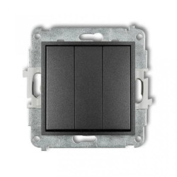 ICON Mechanizm łącznika potrójnego grafitowy 11IWP-7