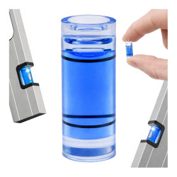 Poziomica Mini Libella 6x15mm Niebieska Cylindryczna Poziomnica