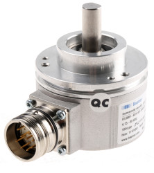Enkoder przyrostowy optyczny TTL/HTL 1 → 65536 średnica wału 10mm Baumer 4,75 → 30 V DC 12000rpm