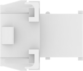 Plug, unequipped, 10 pole, straight, 2 rows, black, 929505-4