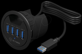 60123 USB 3.0 table installation hub with 4 ports