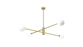 Lampa Sufitowa Dori Gold 4Xg9 Mlp8573 Milagro