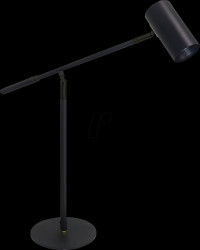 ELED700140 LED desktop lamp, black, ALU, single lamp, GU10 lamp holder, IP2
