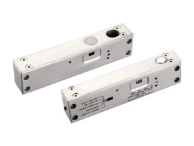 Elektrozamek trzpieniowy rewersyjny nawierzchniowy siła trzymania 1000 kg, sygnalizacja stanu, dioda LED, zwłoka czasowa, 12V DC