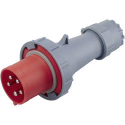 Sygonix SY-6796256 CEE plug 63 A 5-pin 400 V AC 1 piece red durable design