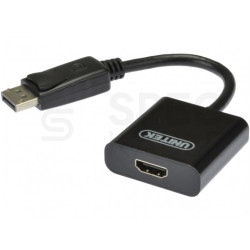 UNITEK Adapter DisplayPort 1.1a / HDMI FHD@60 (wtyk / gniazdo) 20cm