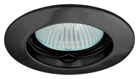 Oczko 50W/12V MR16 IP20 okrągłe stałe aluminiowe matowy czarny AXL 5514-MB GXPL064