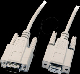EK131.3 D-sub extension, 1:1, 9-pin, plug/socket, 3 m