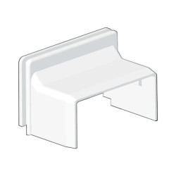 Pokrywa przepustowa LHD 40x20mm biały KOPOS