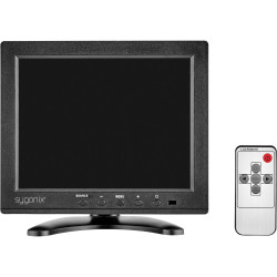 Sygonix 16885X1 LCD CCTV Monitor 8&quot; 1024x768 EEC: B, Dual AV/VGA Inputs