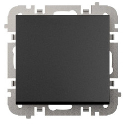 SANTRA łącznik schodowy bez ramki podtynkowy czarny 4112-19