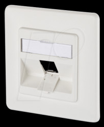 1309141002-E Modul wall outlet UP 1 port unequipped pure white