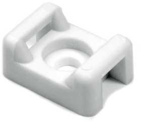 Mounting base, PA, white, (L x W x H) 14.7 x 9.4 x 6.9 mm, 151-30303