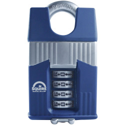 Squire WC55CSBX Warrior HighSecurity Closed Shackle Combination Padlock 55mm