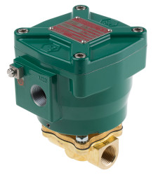 Zawór elektromagnetyczny 115 V AC EMERSON ? ASCO 2-drogowy NPT 1/2 cala żeńskie 1/2cal NC