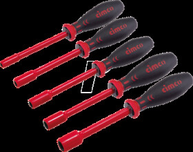 117801 VDE socket wrench set, 5-piece
