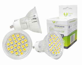 Żarówka GU10 SMD 24LED WW 5W