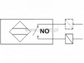 Czujnik indukcyjny LR18XBF08DLOY ( NO, 2P; kabel)