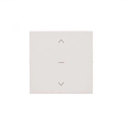 Simon 55 Klawisz pojedynczy do łącznika i przycisku roletowego: SZW1KM, SZP1KM Jasnoszary mat TKZW1K/114