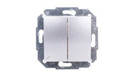 Carla Łącznik Podwójny Schodowy Srebrny 1718-16