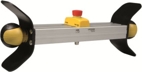 ABB 1 Przycisk Dwuręczny panel sterowniczy bezpieczeństwa, Czarny, żółty, JSTD25 Seria