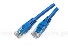 Patchcord UTP, kat6, 1,0m, niebieski, LSOH/LSZH