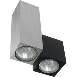 Oprawa lampa SALEM 2 x gu10 srebrono czarna drapana CreeLamp