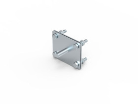 OC uchwyt drążka duży ocynk galwaniczny 98400301 ELKO-BIS