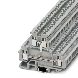 Blok zacisków przelotowych Phoenix Contact poziomy: 2 24 → 12AWGŚruba MBKKB 2.5-BE 500 V