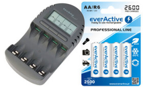 ładowarka BC-450 + 4 x R6/AA everActive 2600