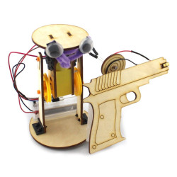 DIY Mini Wooden Aiming and Shooting Gun