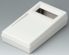 ABS enclosure, (L x W x H) 180 x 100 x 44 mm, gray white (RAL 9002), A9061117
