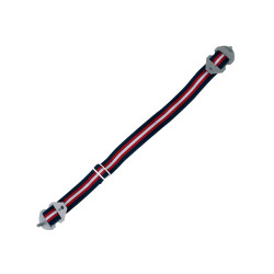 Pasek podbródkowy do kasków, Nylonowe, Czerwony, do uzytku z: Kask