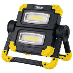 Draper 87696 10W COB LED Rechargeable Twin Work Light - 850 Lm